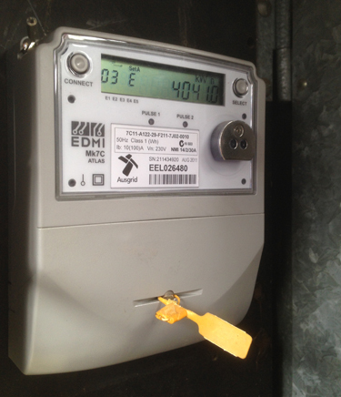 A type E1 single phase interval meter.